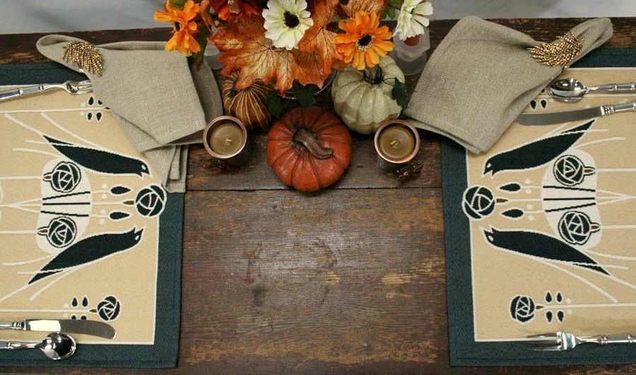 Craftsman Songbirds Placemat Placemats Rennie and Rose 