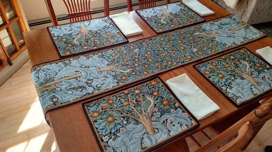 William Morris Woodpecker Placemat Placemats Rennie and Rose 