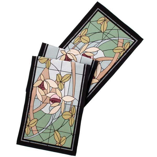 Flowers and Vines Table Runner- Crystal Accent Table Runners Rennie and Rose 