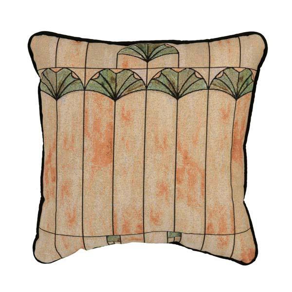 Ginkgo Window Pillow- Green Accent Throw Pillows Rennie and Rose 