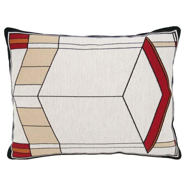 Graycliff Diamond Lumbar Pillow Throw Pillows Rennie and Rose 
