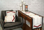 Graycliff Diamond Pillow Throw Pillows Rennie and Rose 