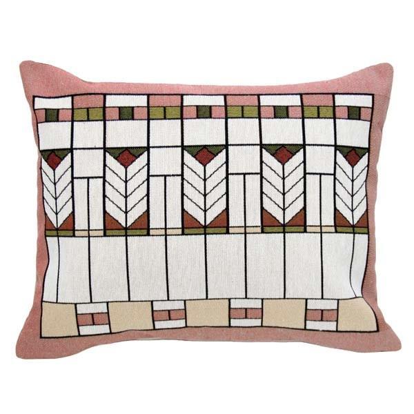 Prairie Chevrons Lumbar Pillow Throw Pillows Rennie and Rose 
