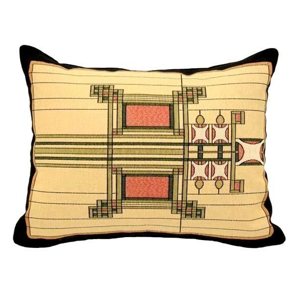 Sullivan Art Glass Lumbar Pillow Throw Pillows Rennie and Rose 