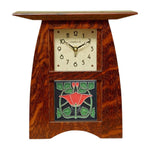 Arts and Crafts Motawi 4x4 Tile Clock Decor Schlabaugh Mission Oak 