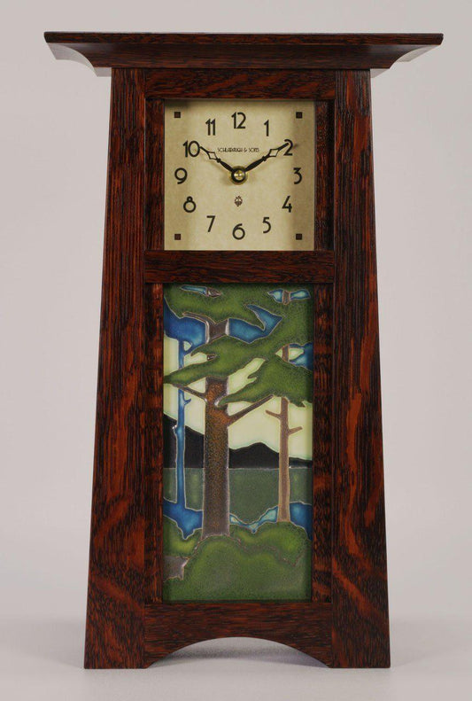 Craftsman 4x8 Motawi Tile Clock Decor Schlabaugh 