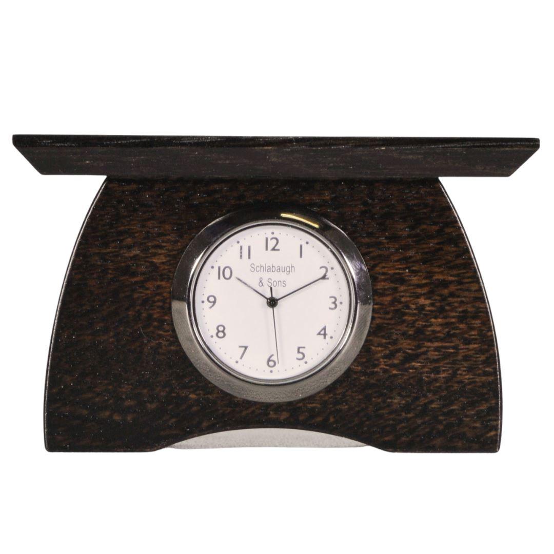 Mini Buffalo Clock Decor Schlabaugh Slate Oak 