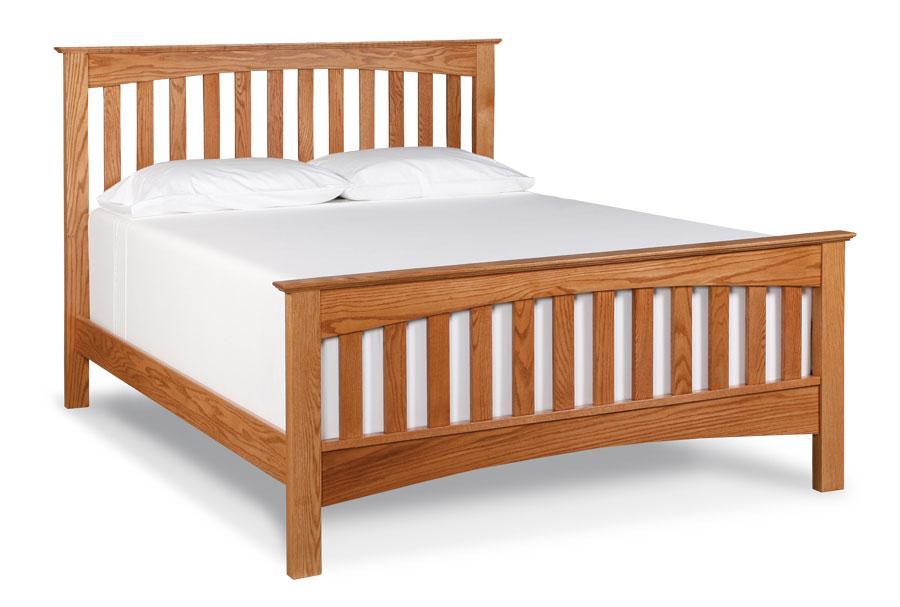 Arch Mission Bed Off Catalog Simply Amish California King Complete Bed Frame with Footboard Smooth Cherry