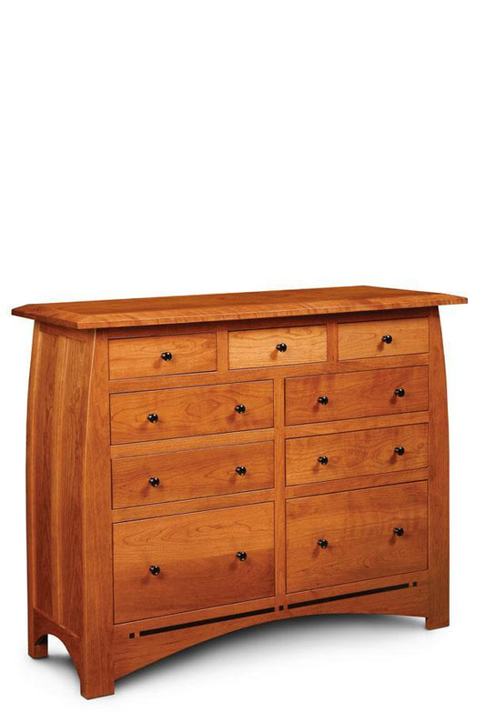 Aspen Mule Chest with Inlay Bedroom Simply Amish Smooth Cherry 