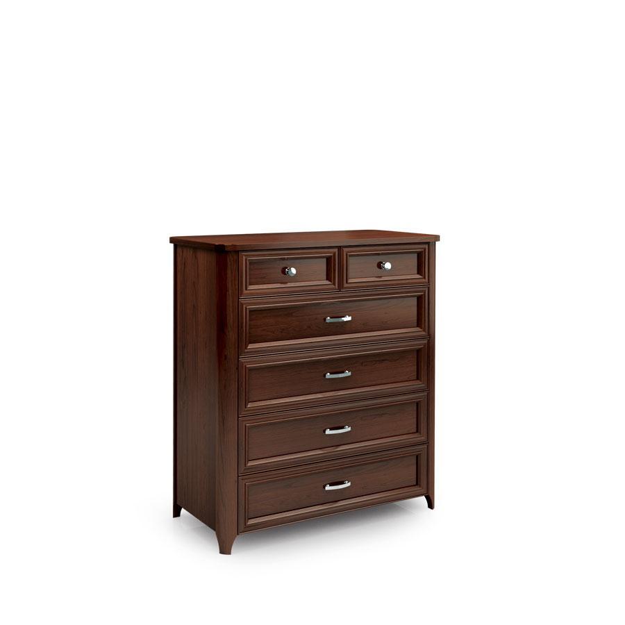 Belvedere 6-Drawer Chest Off Catalog Simply Amish Smooth Cherry 