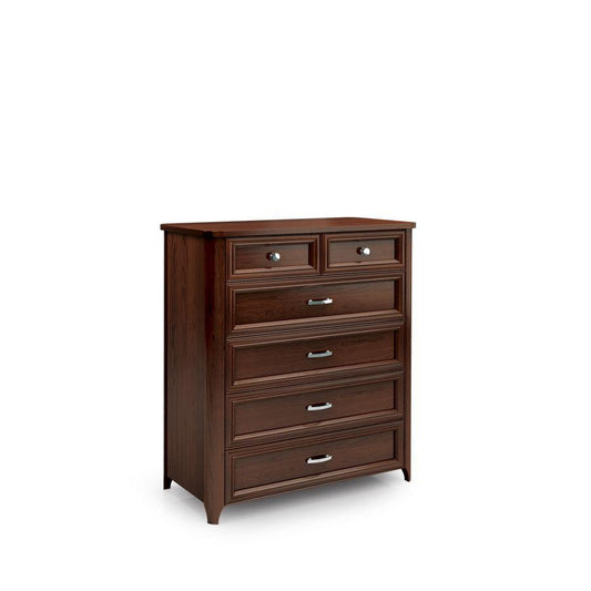 Belvedere 6-Drawer Chest Off Catalog Simply Amish Smooth Cherry