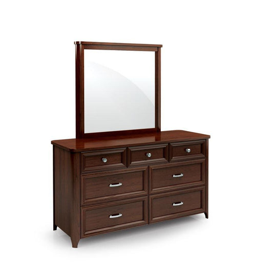 Belvedere Dresser Mirror Off Catalog Simply Amish 60 inch w Smooth Cherry