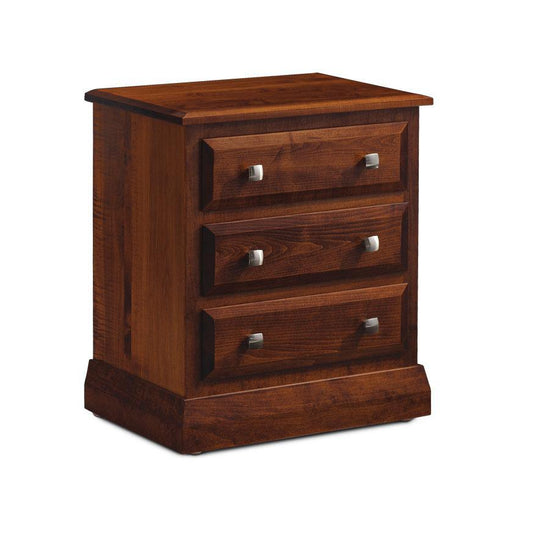 Colburn Nightstand with Drawers Off Catalog Simply Amish Smooth Cherry 