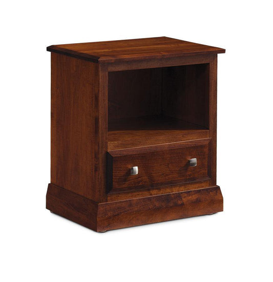 Colburn Nightstand with Opening Off Catalog Simply Amish Smooth Cherry 