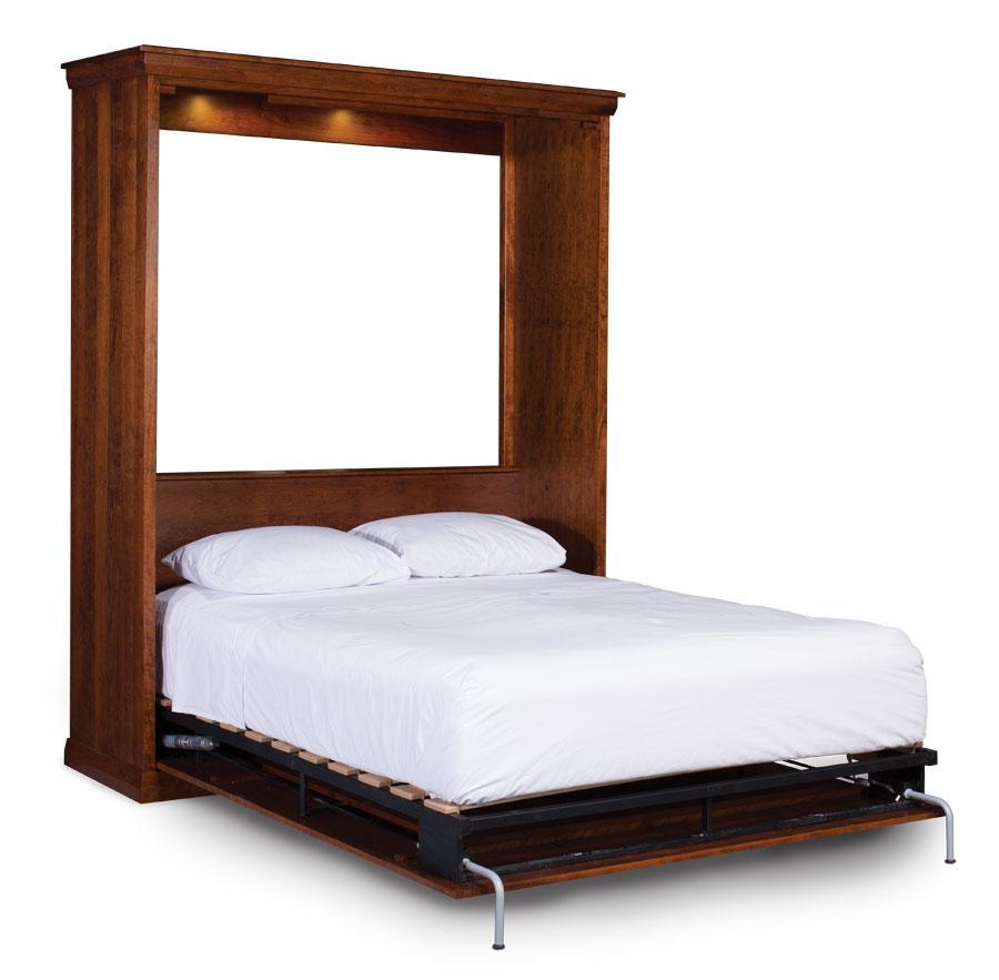 Colburn Wall Bed Off Catalog Simply Amish Smooth Cherry 