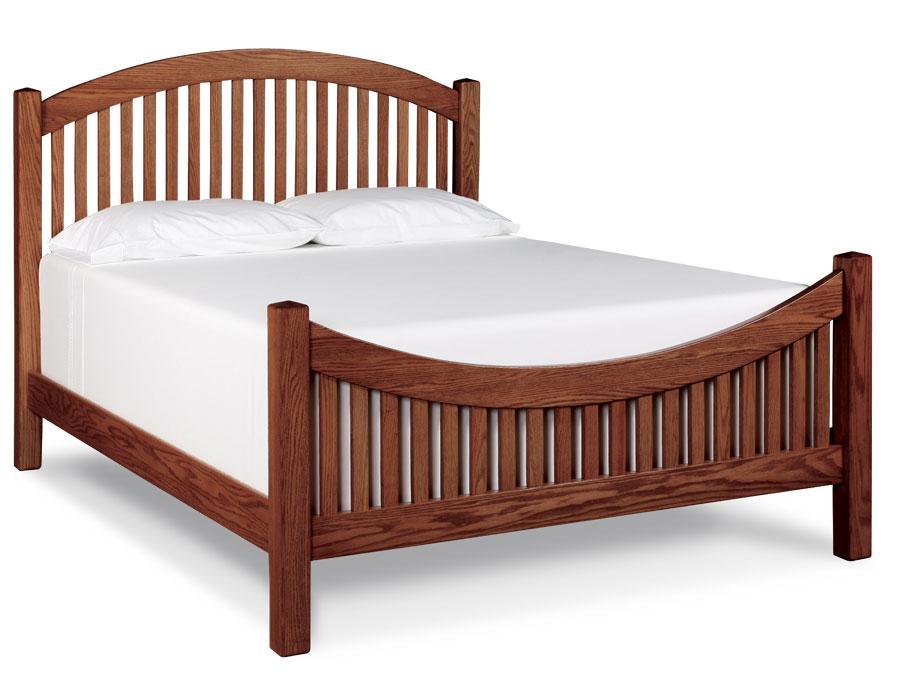 Durango Bed Off Catalog Simply Amish California King Complete Bed Frame with Footboard Smooth Cherry