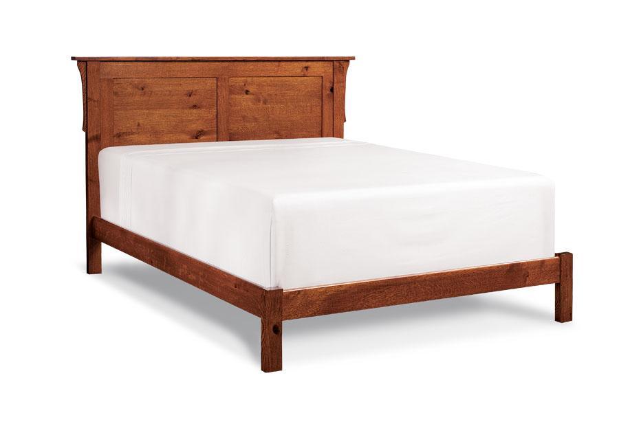 Express Ship San Miguel Panel Bed with Wood Frame Bedroom Simply Amish California King 