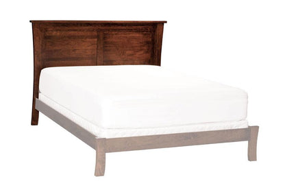 Garrett Bed Off Catalog Simply Amish California King Headboard Only Smooth Cherry