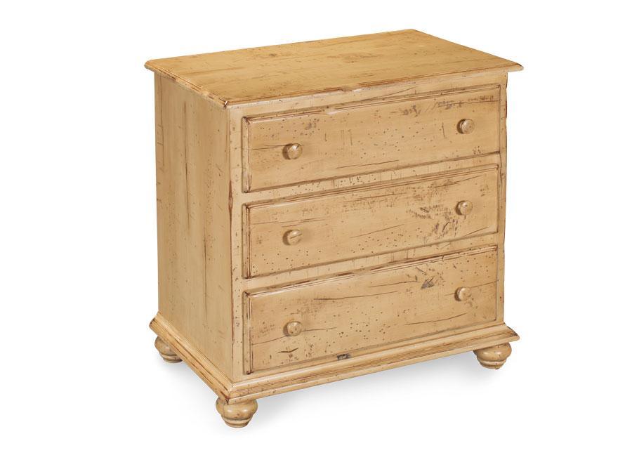 Georgia Nightstand with Drawers, Extra Wide Off Catalog Simply Amish Smooth Cherry 
