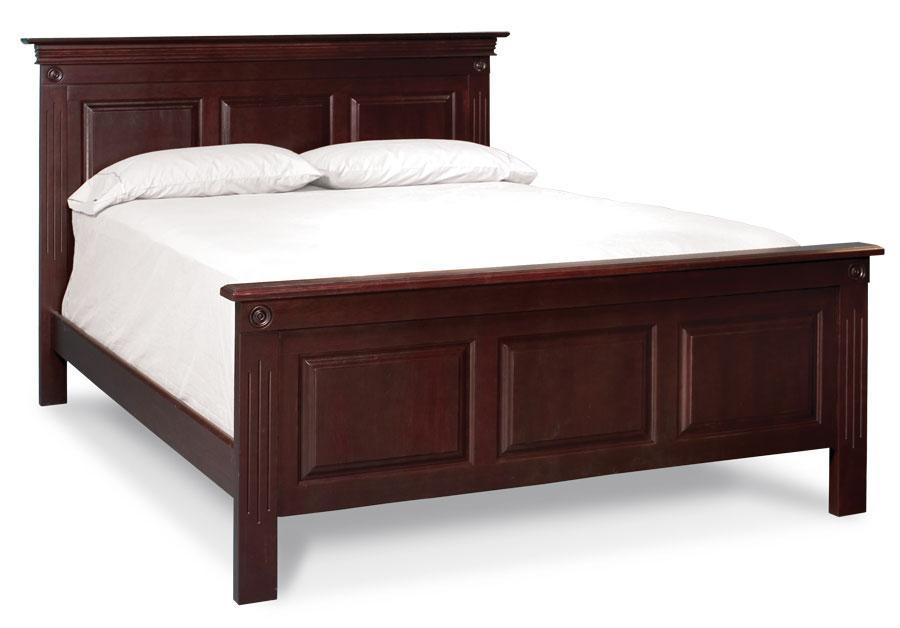 Imperial Panel Bed Off Catalog Simply Amish California King Complete Bed Frame with Footboard Smooth Cherry