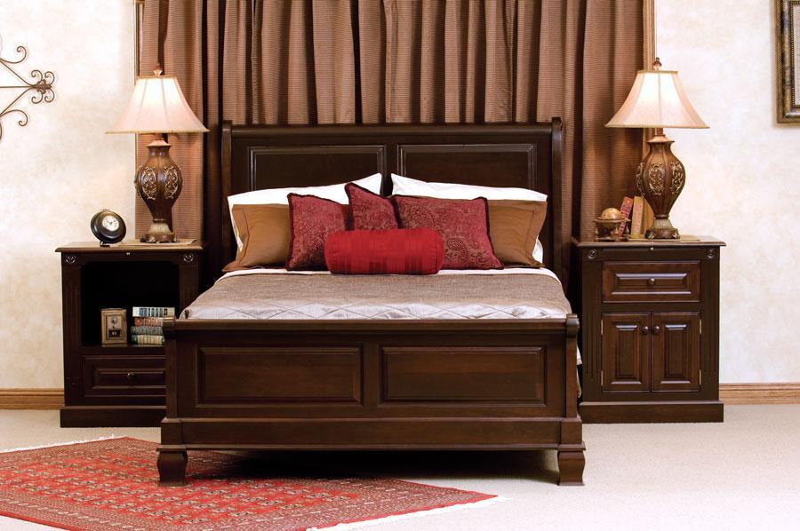Imperial Sleigh Bed Off Catalog Simply Amish 