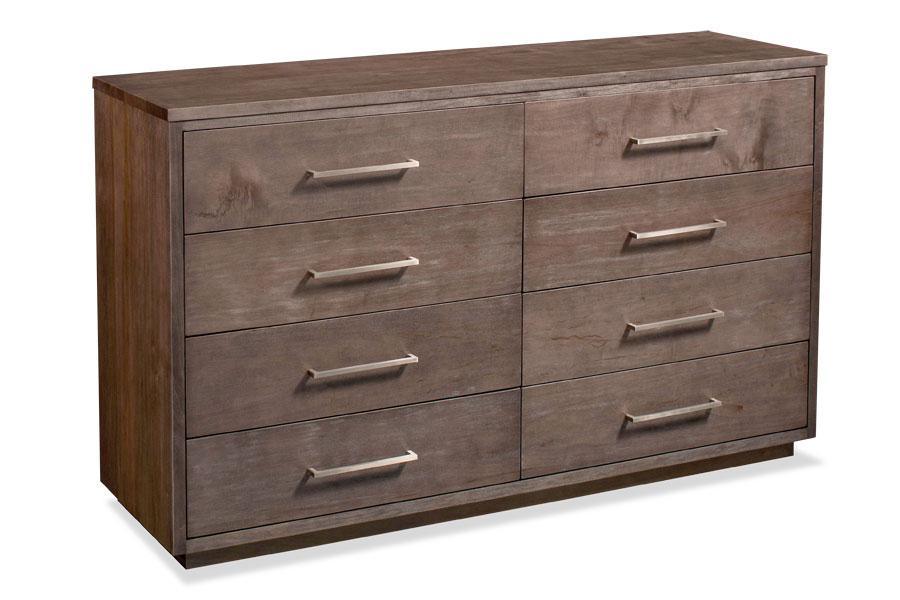 Ironwood 8-Drawer Dresser Bedroom Simply Amish 62 1/2 inch Smooth Cherry 