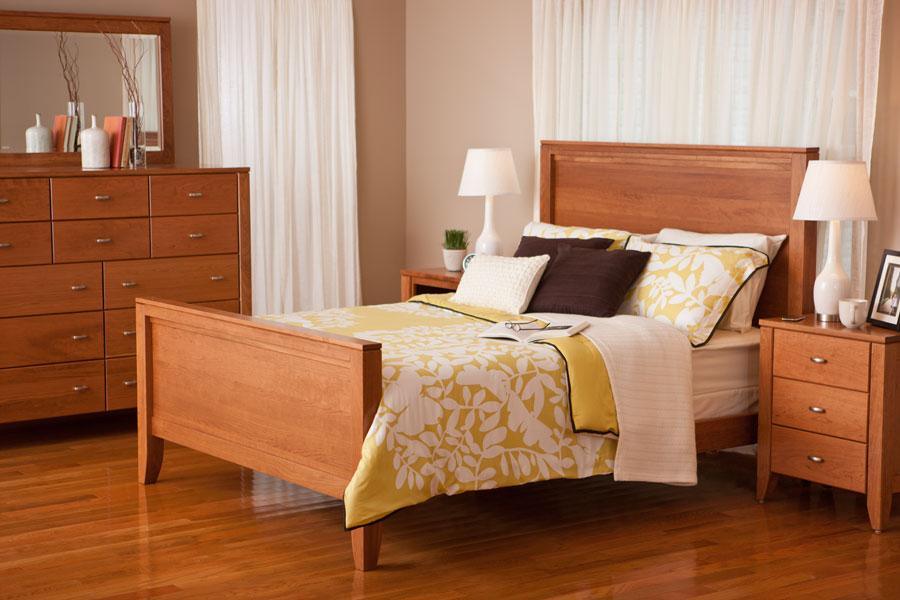 Justine Panel Bed Bedroom Simply Amish 