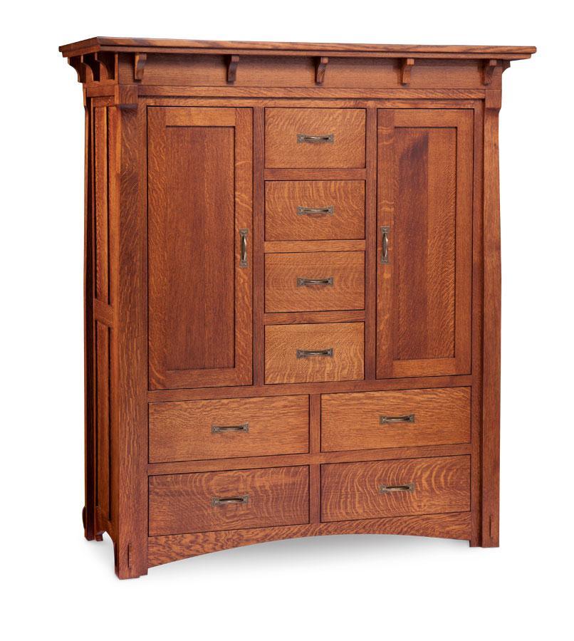 MaRyan Door Chest Bedroom Simply Amish Smooth Cherry 