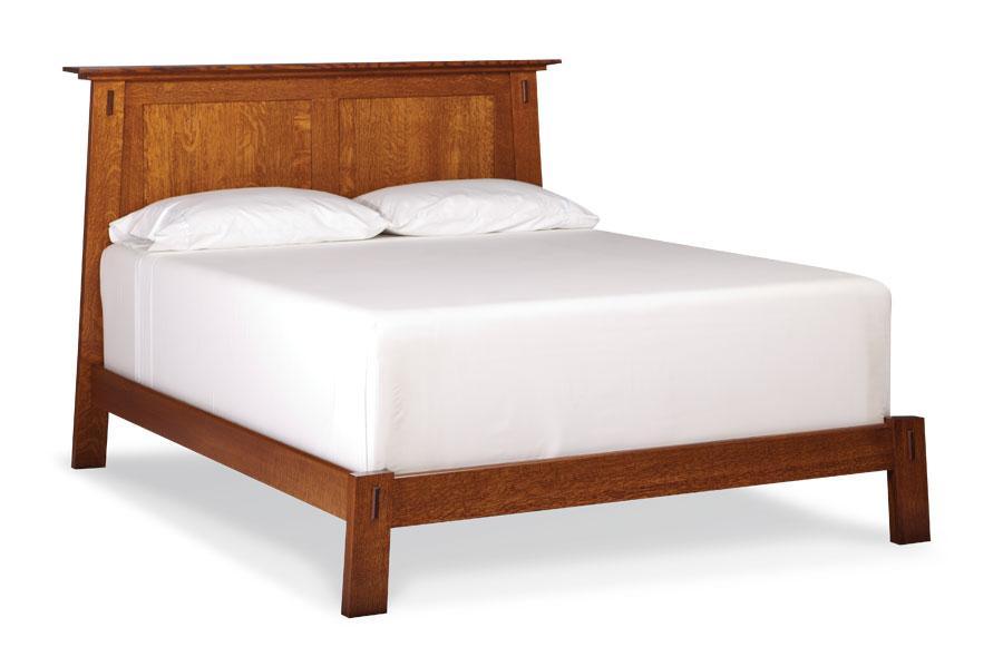 McCoy Bed Bedroom Simply Amish California King Headboard Only Smooth Cherry