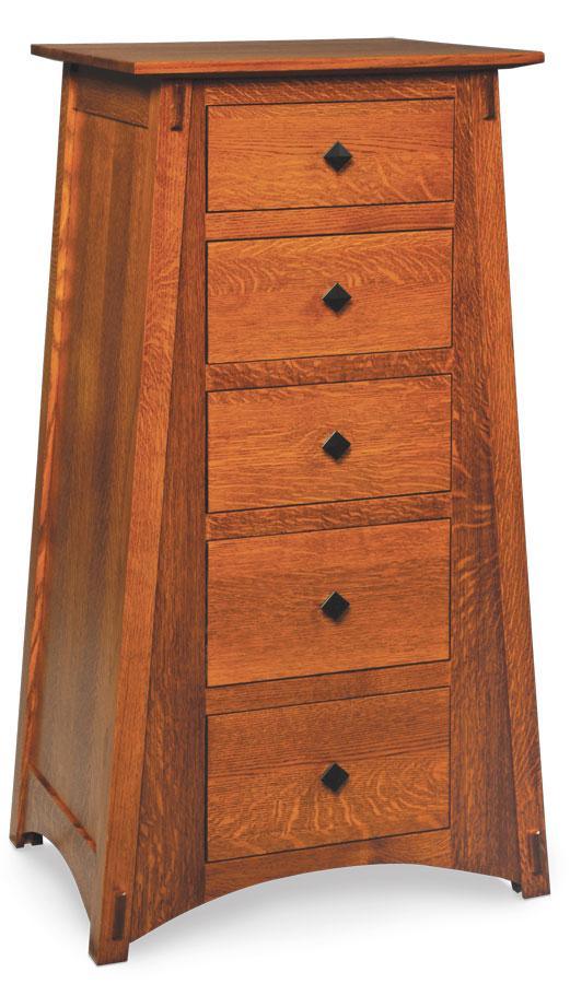 McCoy Lingerie Chest Bedroom Simply Amish Smooth Cherry 