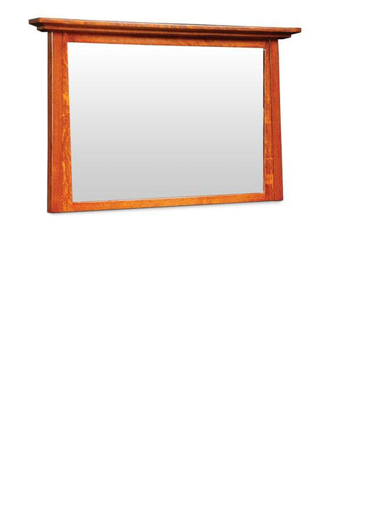 McCoy Mule Chest Mirror Bedroom Simply Amish Smooth Cherry 