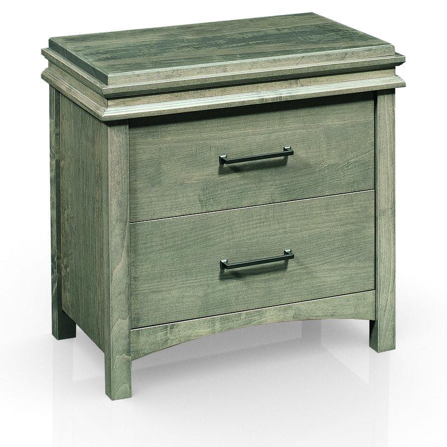 Montgomery 2-Drawer Nightstand, Extra Wide Off Catalog Simply Amish 
