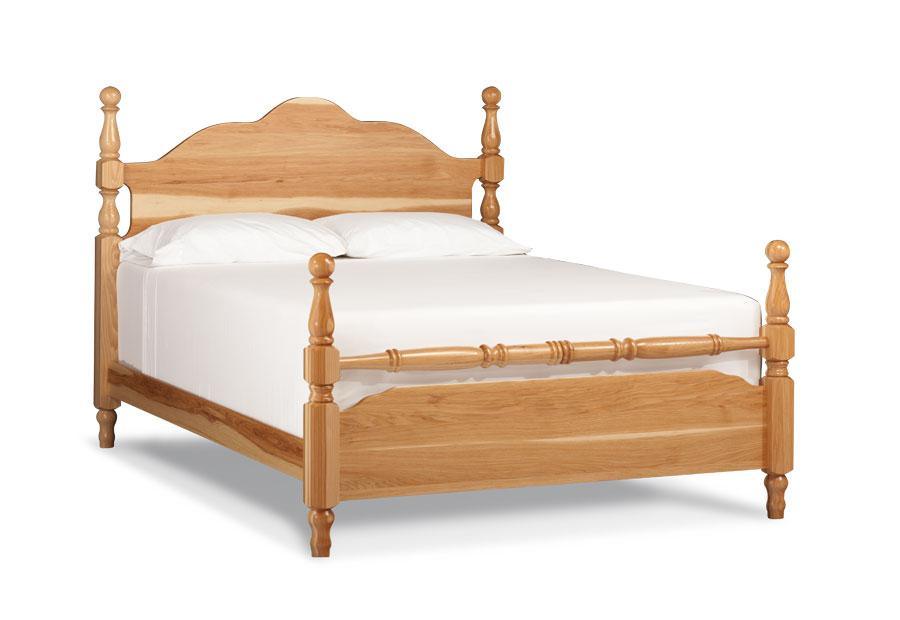 Plain Appalachian Bed Off Catalog Simply Amish California King Complete Bed Frame with Footboard Smooth Cherry