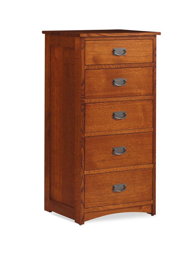 Prairie Mission Lingerie Chest Bedroom Simply Amish Smooth Cherry 