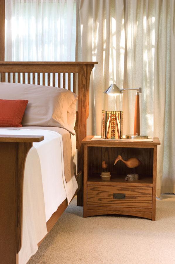 Prairie Mission Paneled Slat Bed Bedroom Simply Amish 