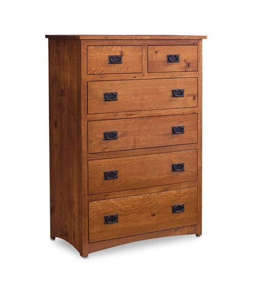 San Miguel 6-Drawer Chest Off Catalog Simply Amish Smooth Cherry