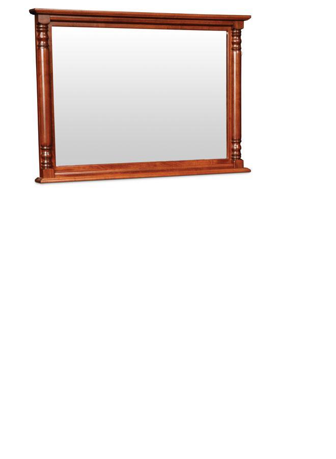Savannah Mule Chest Mirror Off Catalog Simply Amish Smooth Cherry 