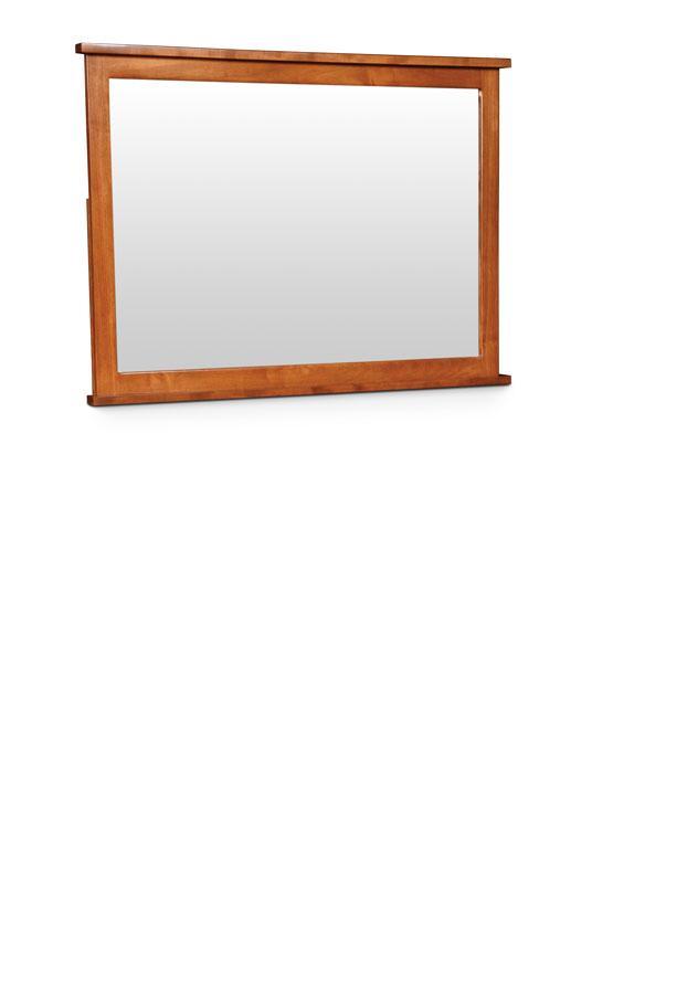Shaker Mule Chest Mirror Off Catalog Simply Amish Smooth Cherry 