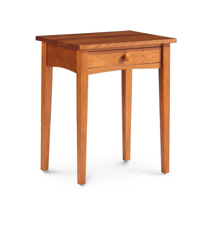 Shaker Nightstand Table Off Catalog Simply Amish Smooth Cherry 
