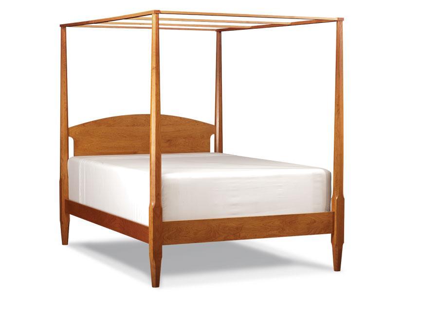 Shaker Pencil Post Bed Off Catalog Simply Amish California King Complete Bed Frame with Footboard Smooth Cherry