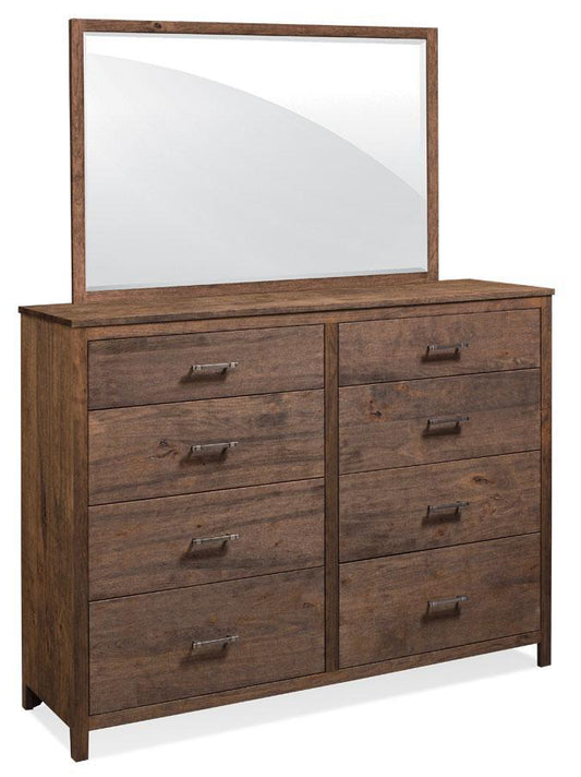 Sheffield Mule Chest Mirror Off Catalog Simply Amish Smooth Cherry