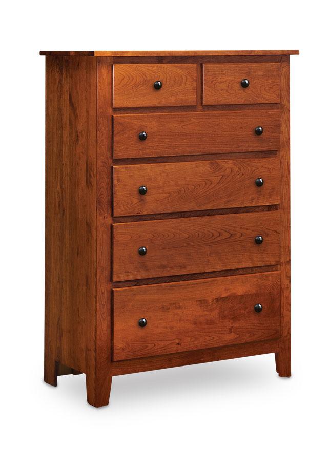 Shenandoah 6-Drawer Chest Bedroom Simply Amish Smooth Cherry 