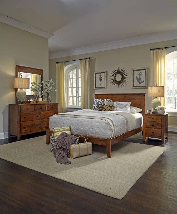 Shenandoah Deluxe Bed Bedroom Simply Amish 