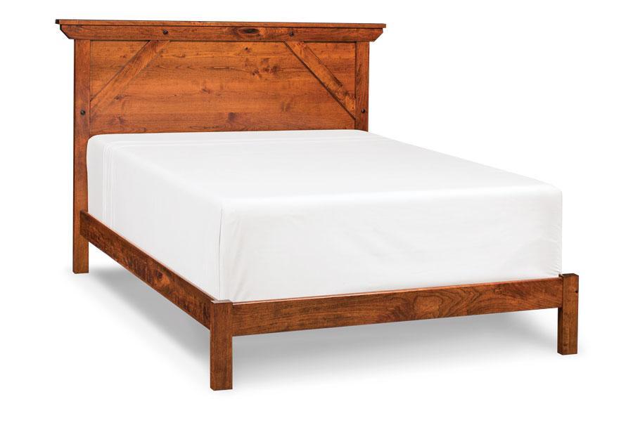 Yuma Bed Off Catalog Simply Amish California King Headboard Only Smooth Cherry