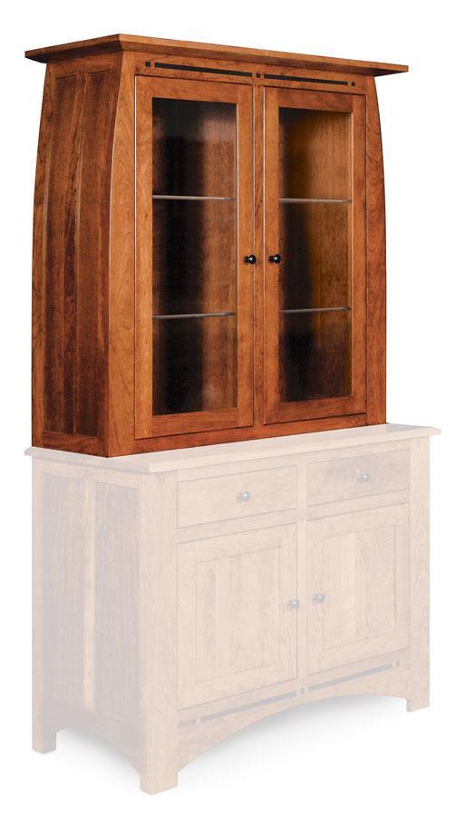 Aspen Closed Hutch Top Dining Simply Amish 45 1/2 inch w Beveled Smooth Cherry