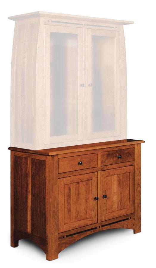 Aspen Hutch Base Dining Simply Amish 45 1/2 inch w 19 inch Smooth Cherry