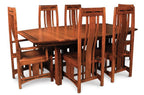 Aspen Trestle Table with Inlay Dining Simply Amish
