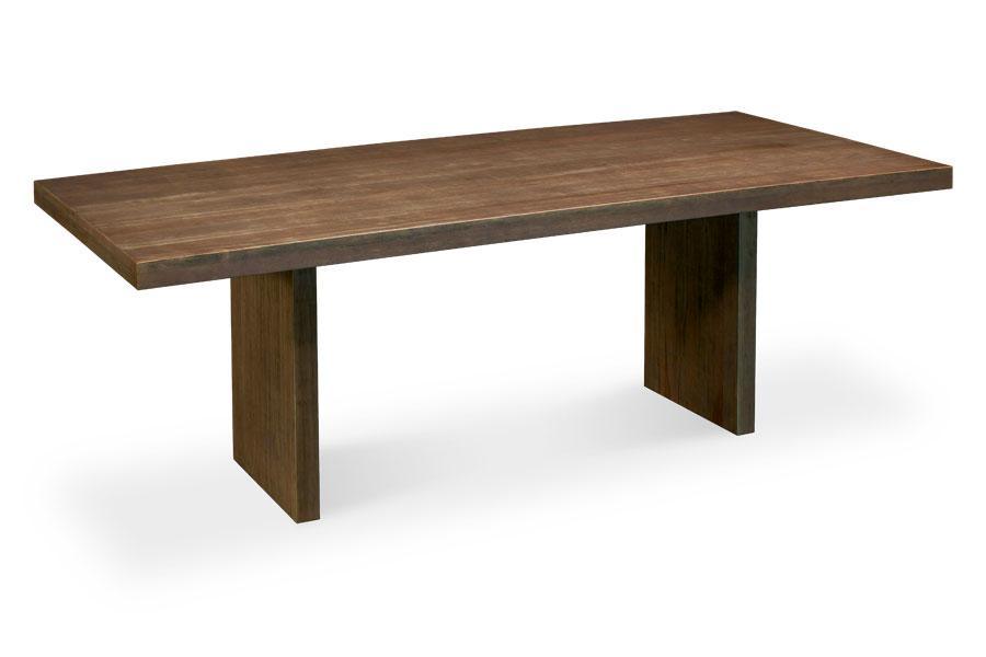 Auburn Bay Trestle Table Dining Simply Amish 42 inch x72 inch Solid Top Smooth Cherry