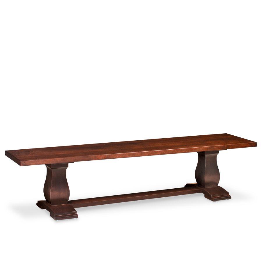Avalon Dining Bench Dining Simply Amish 36 inch Smooth Cherry