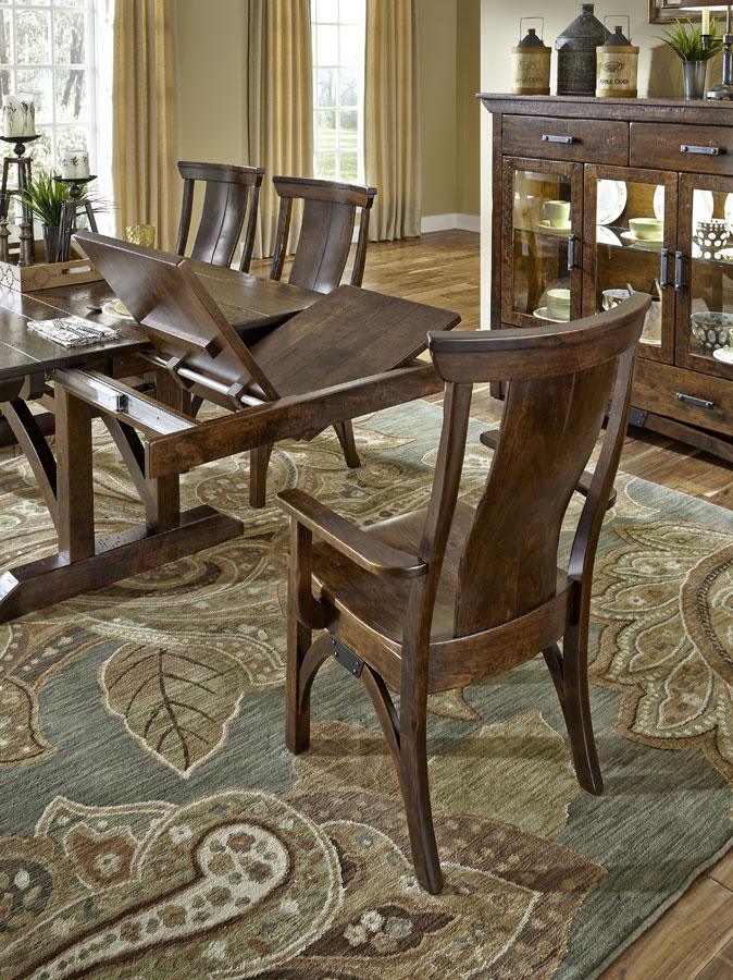 B&O Railroad Trestle Bridge Trestle Table Dining Simply Amish